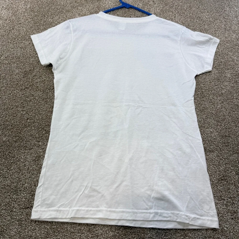 Gorillaz T-Shirt White Tultex Medium Ringspun Cotton Band Tee Womens Pop Virtual